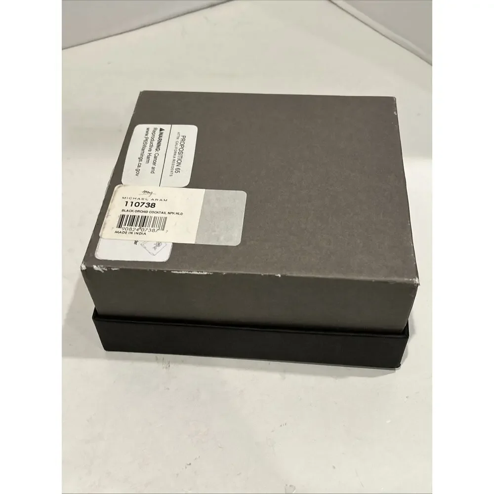 Michael Aram Black Orchid Cocktail Napkin Holder 5.25